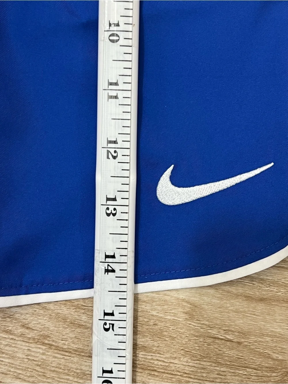 Nike Dri-Fit Women's Size M US High Rise Running Slim Shorts Blue